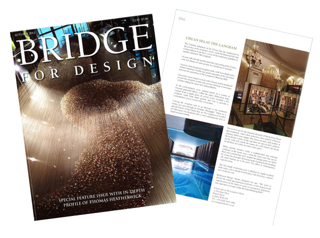 Bridge for Design - Chuan Spa at The Langham Hotel, London