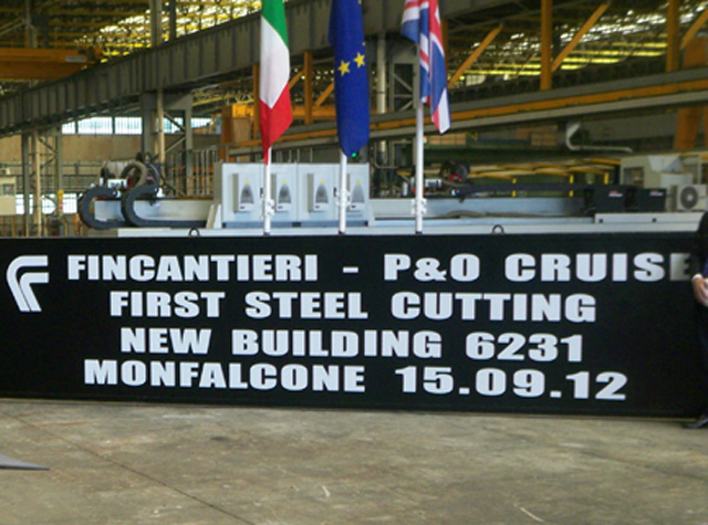 Steel Cutting Ceremony